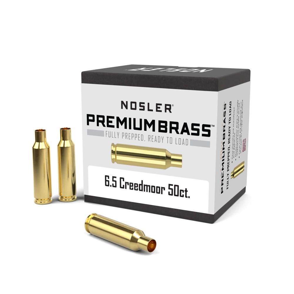 NOSLER BRASS 6.5 CREEDMOOR 50/CT