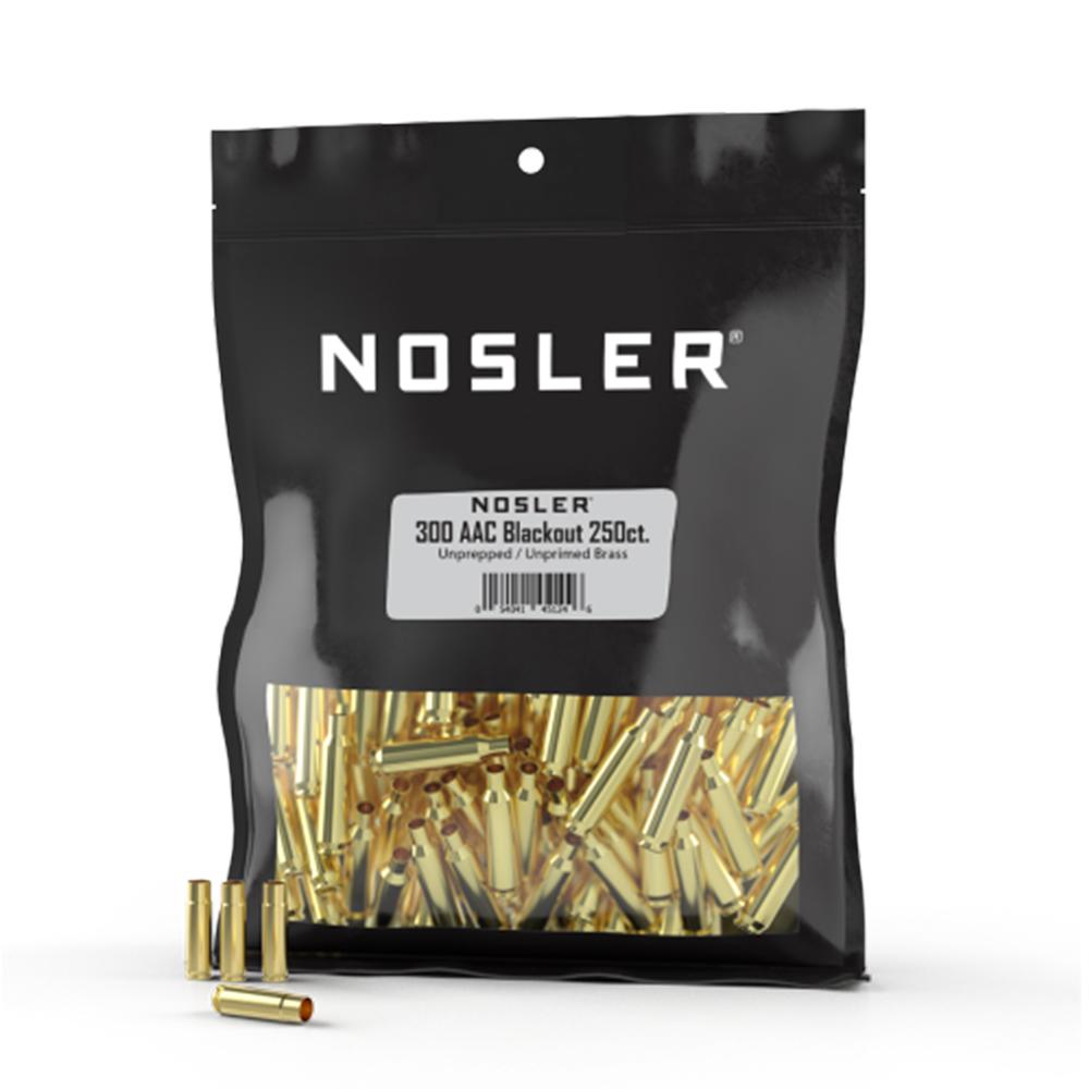 NOSLER BRASS 300 AAC BLACKOUT BULK 250/CT