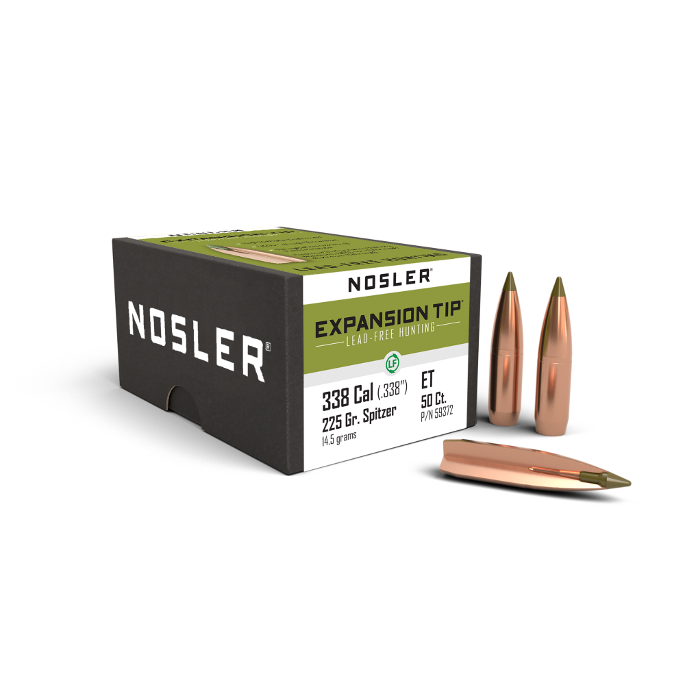 338 Cal 225gr  E-Tip Lead Free Bullet (50 ct.)