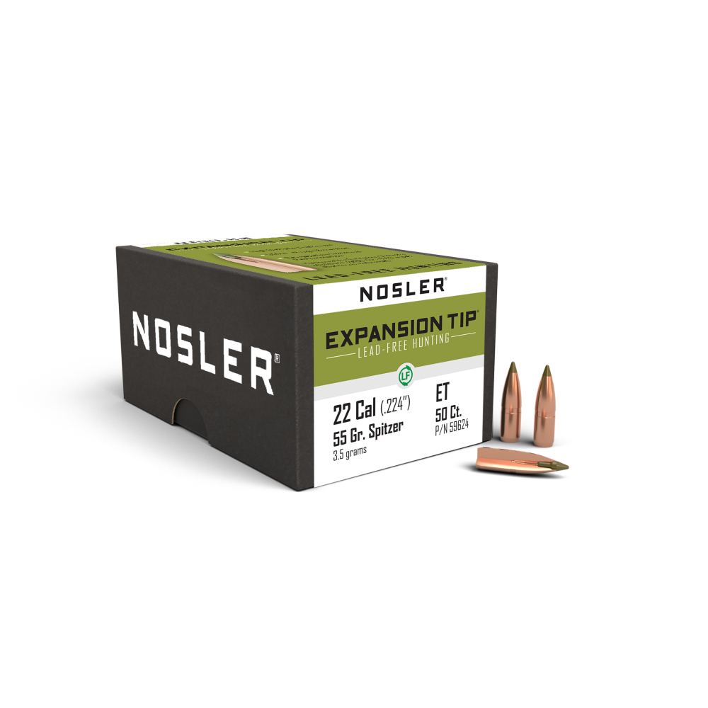 22 Cal 55gr E-Tip Lead Free Bullet (50 ct.)