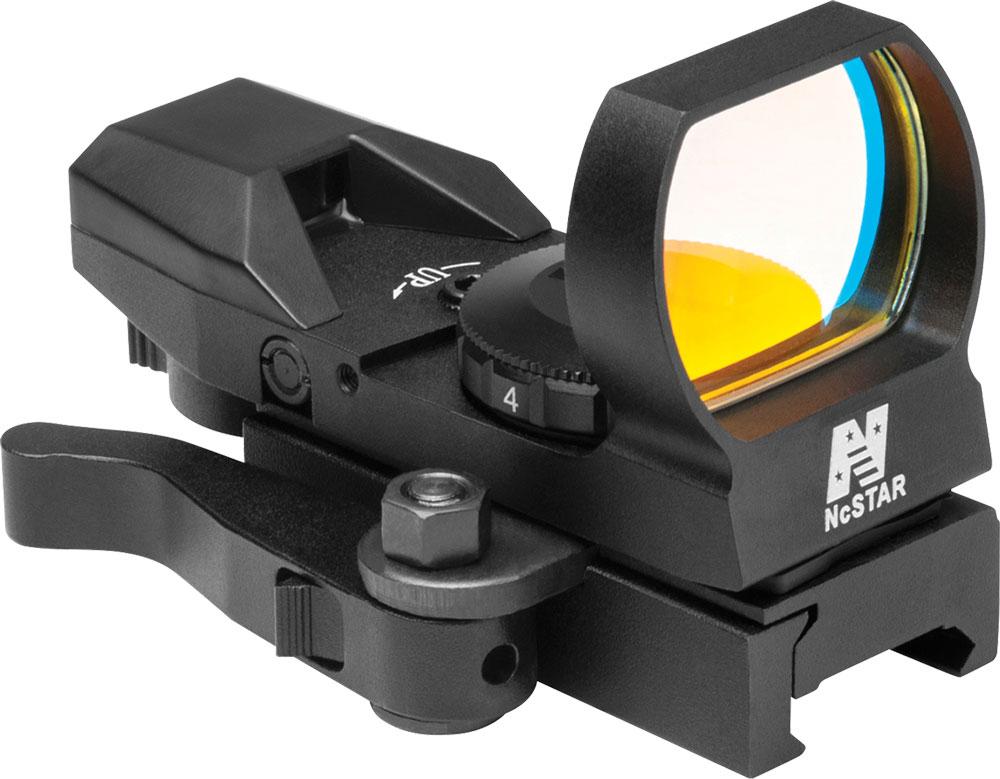 GREEN REFLEX SIGHT/4 RETICLES/QR MNT/BLK