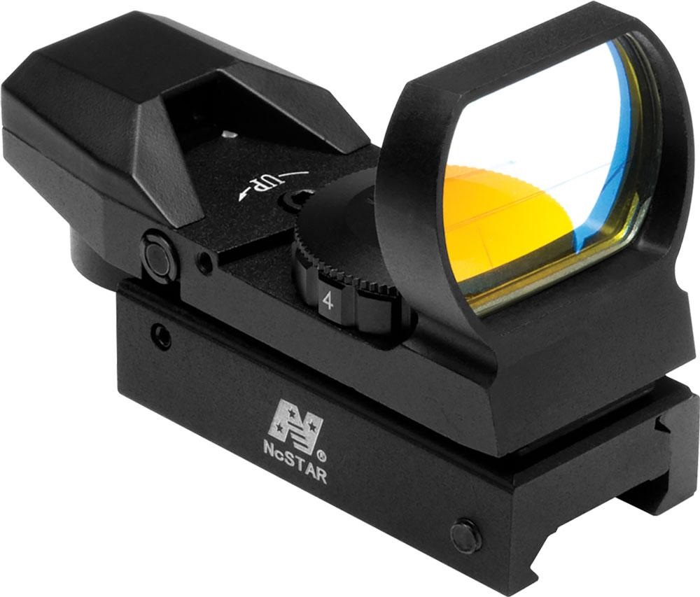 RED DOT REFLEX SIGHT /4 DIFFERENT RETICLES/WEAVER BASE/BLACK
