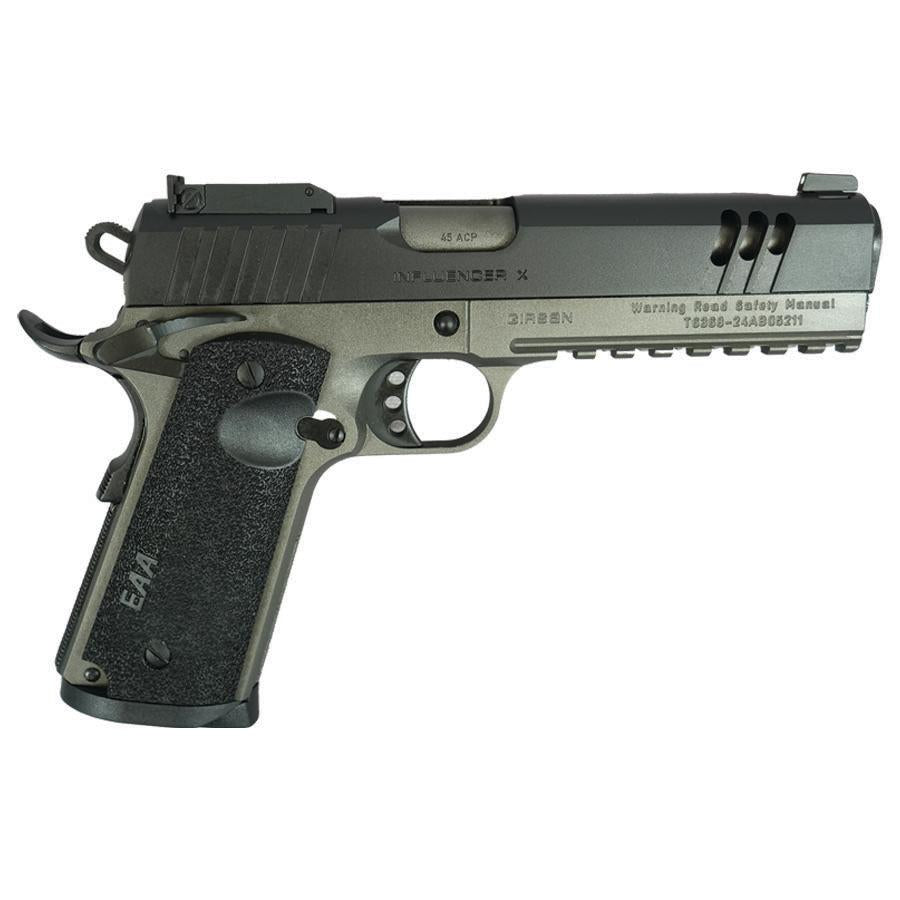 INFLUENCER X MC1911 45 ACP OPTC RDY 5'' BRL AMBI 8+1 2-TONE CERAKOTE