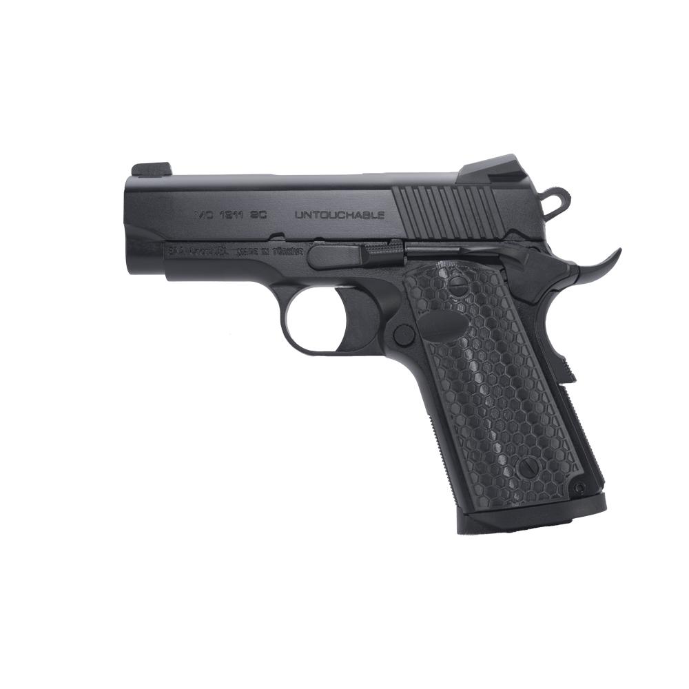 GIRSAN UNTOUCHABLE MC1911SC OFFICER BLK 9MM 3.4'' BBL 7+1 MAG