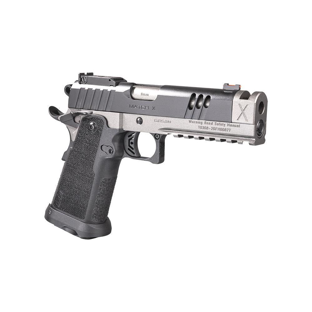 GIRSAN WITNESS2311 MATCH X 9MM 5'' BRL AMBI 17/20 RMSc CUT 2-TONE CERAKOTE