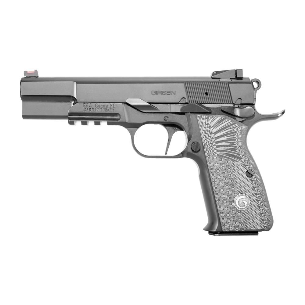 GIRSAN 9MM BBL 4.87 S/A PISTOL  G10 GRIPS ACCESSORY RAIL 15+1