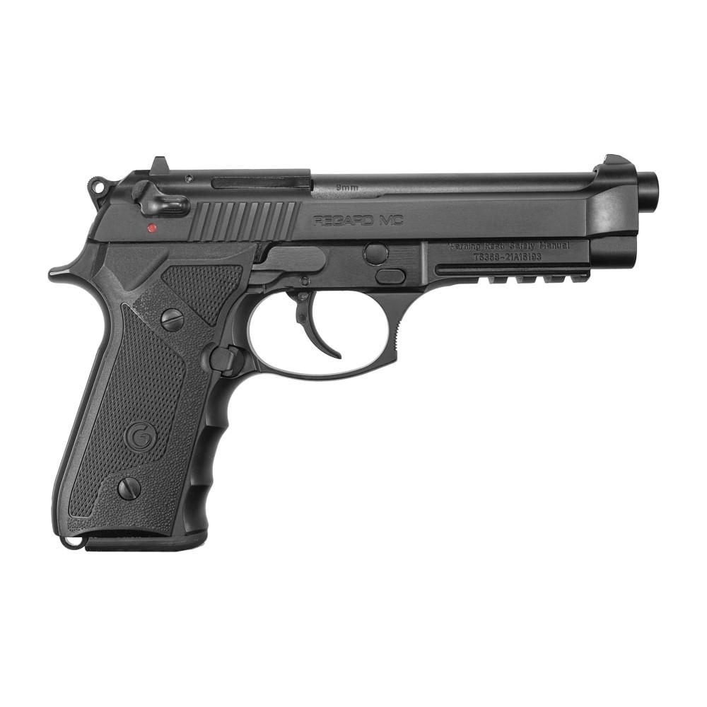 REGARD 9MM MC S/A  ACCESSORY RAIL DECOCKER Black 18+1