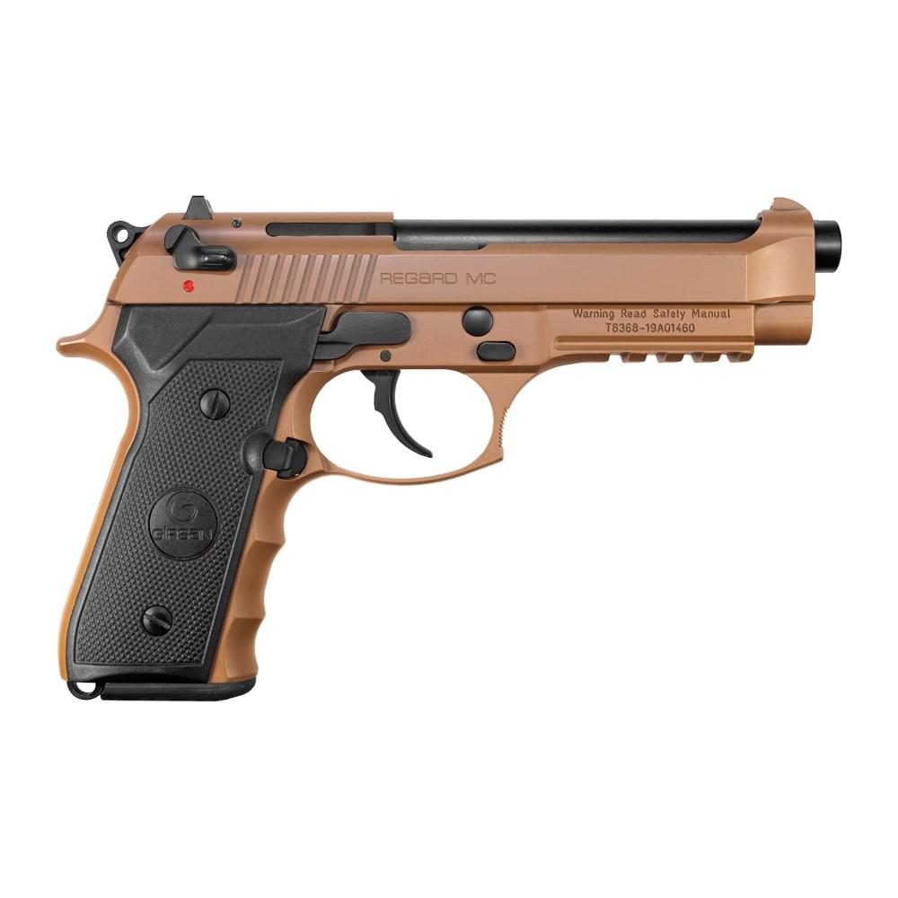 REGARD 9MM MC S/A PISTOL ACCESSORY RAIL DECOCKER FDE 18+1