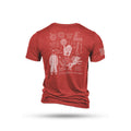 Nine Line Xmas Story Red Triblend T-Shirt/ Large
