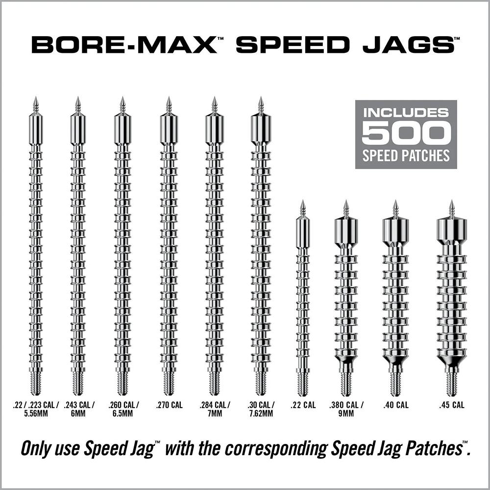 Real Avid Bore-Max Speed Jags & Patches Multi-Cal Pack