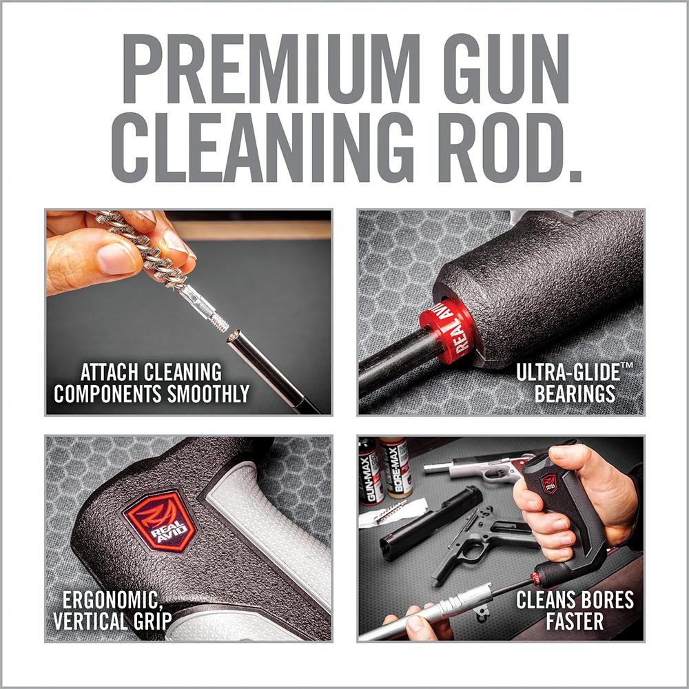 Real Avid Bore-Max Smart Rod Handgun - 9'' Carbon Fiber