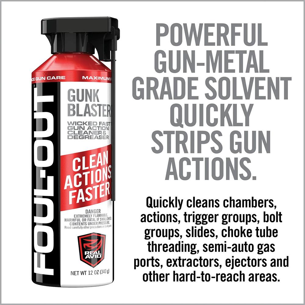 Real Avid Foul-Out Gunk Blaster - 12oz Aerosol