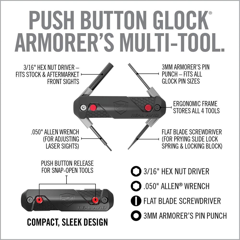 Real Avid 4-in-1 Tool For Glock
