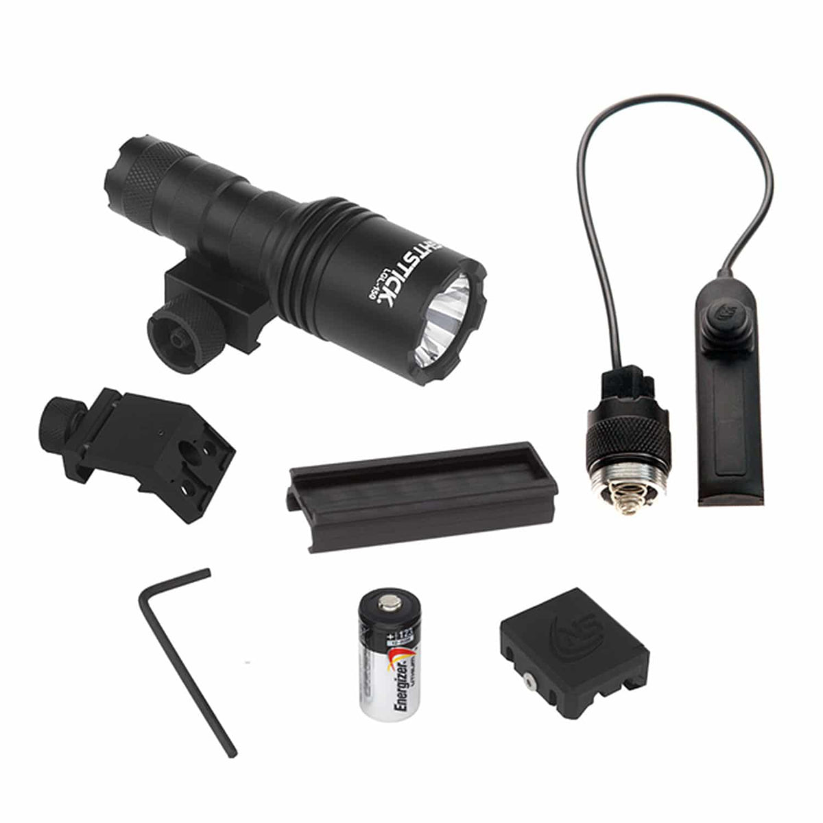 Nightstick LGL-150 Compact Weapon Light Kit - Picatinny Rail Mount - 450 Lumen