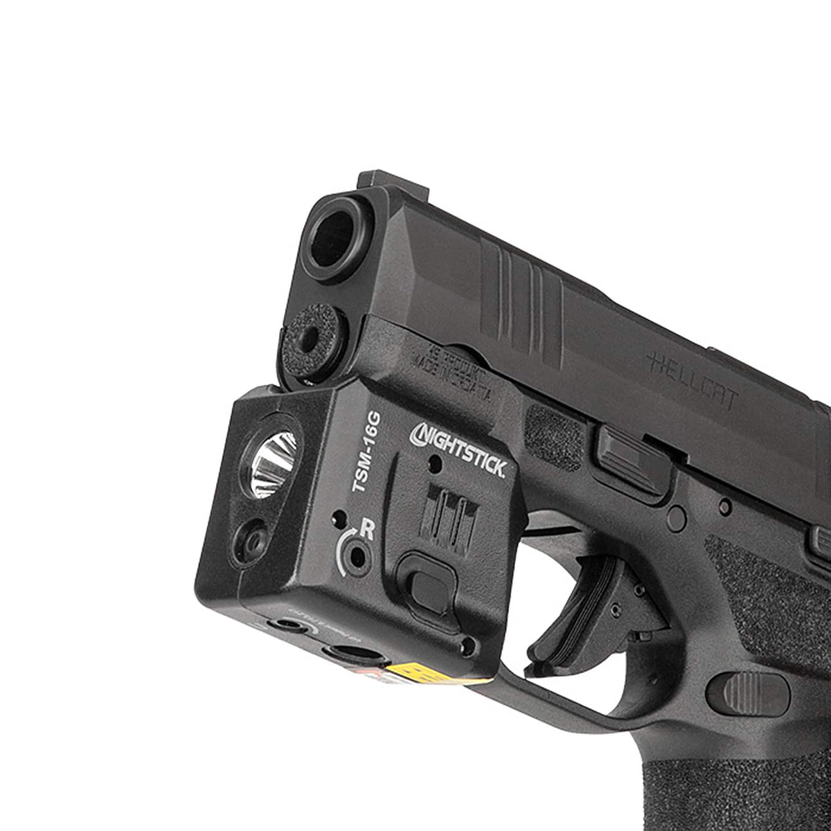 Nightstick TSM-16G Weapon Light & Green Laser - Clamp Mount - 150 Lumens - For Springfield Armory Hellcat