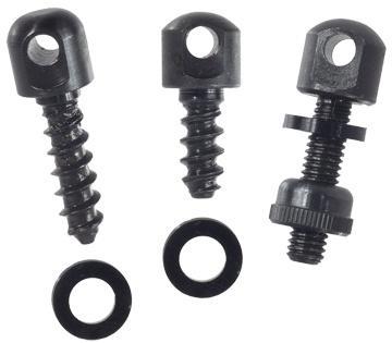 SWIVEL BASE 3-PC SCREW SET BLK