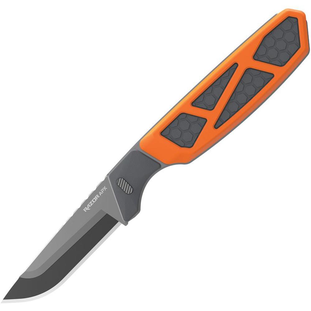 Outdoor Edge 2.5'' Razor Apx Knife 5 Removable Blades Storage Scales