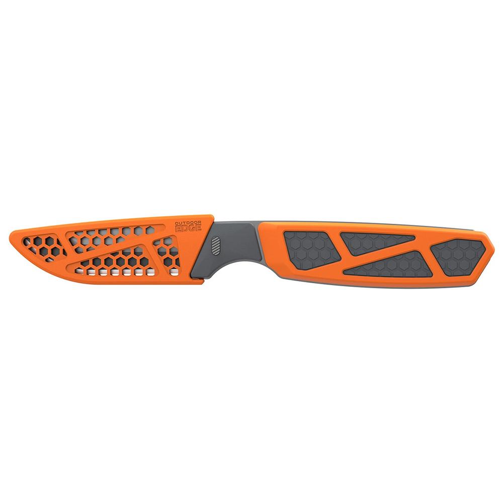 Outdoor Edge 3.0'' Razor Apx Knife Removable Blade Pod W/ Saw Storage