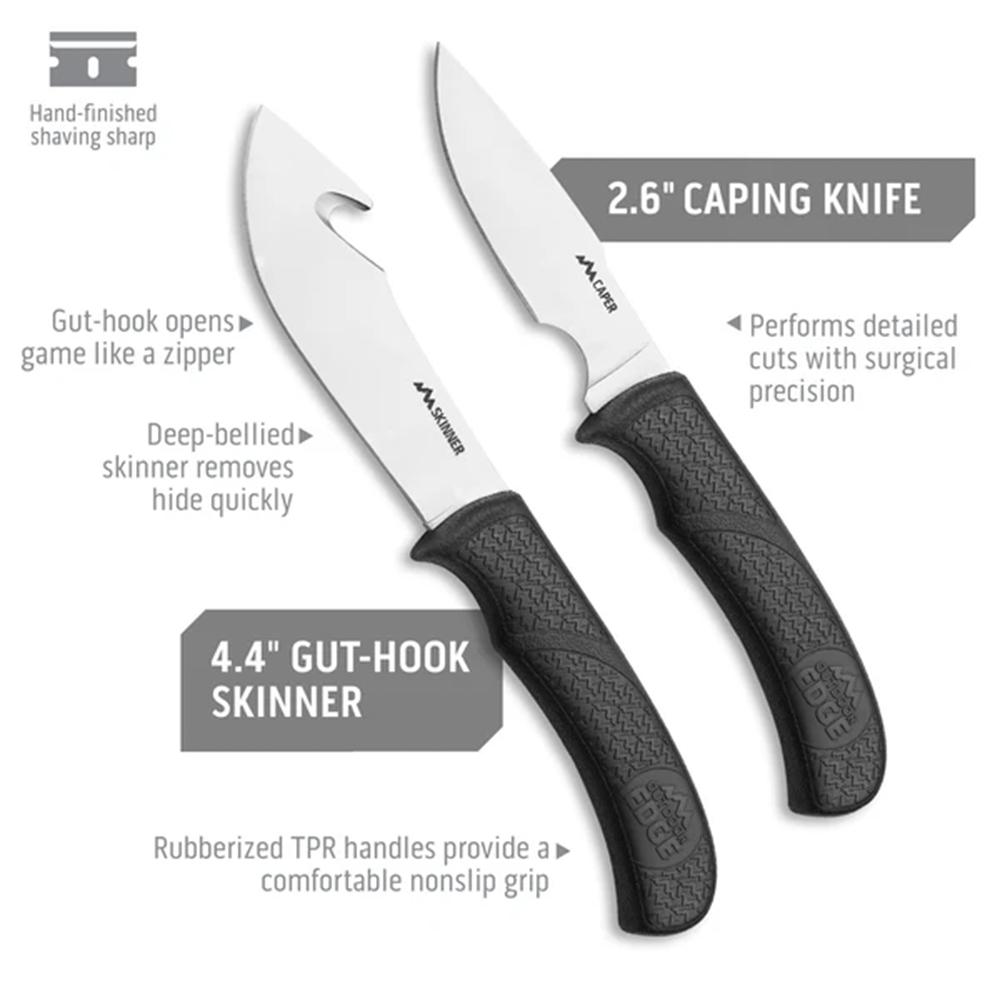 Outdoor Edge Butcher-Lite  8 Piece Processing Knife Set  Roll Pack