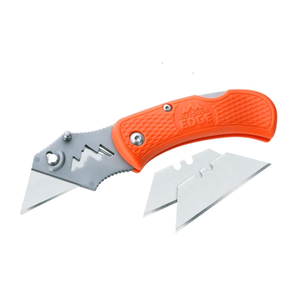 Outdoor Edge B.O.A. Utility Knife  Orange  3 Blades