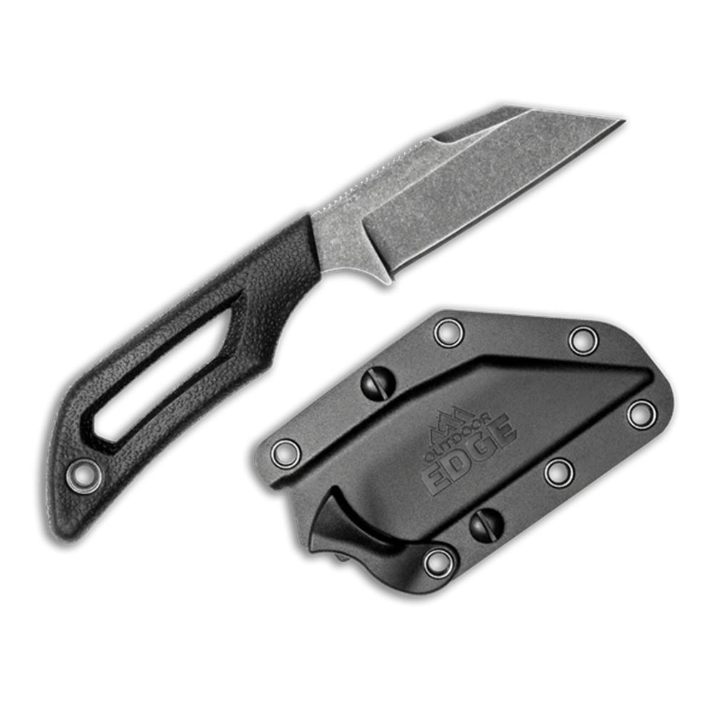 Outdoor Edge Pivot Knife  Wharncliffe  Black  W/ Sheath