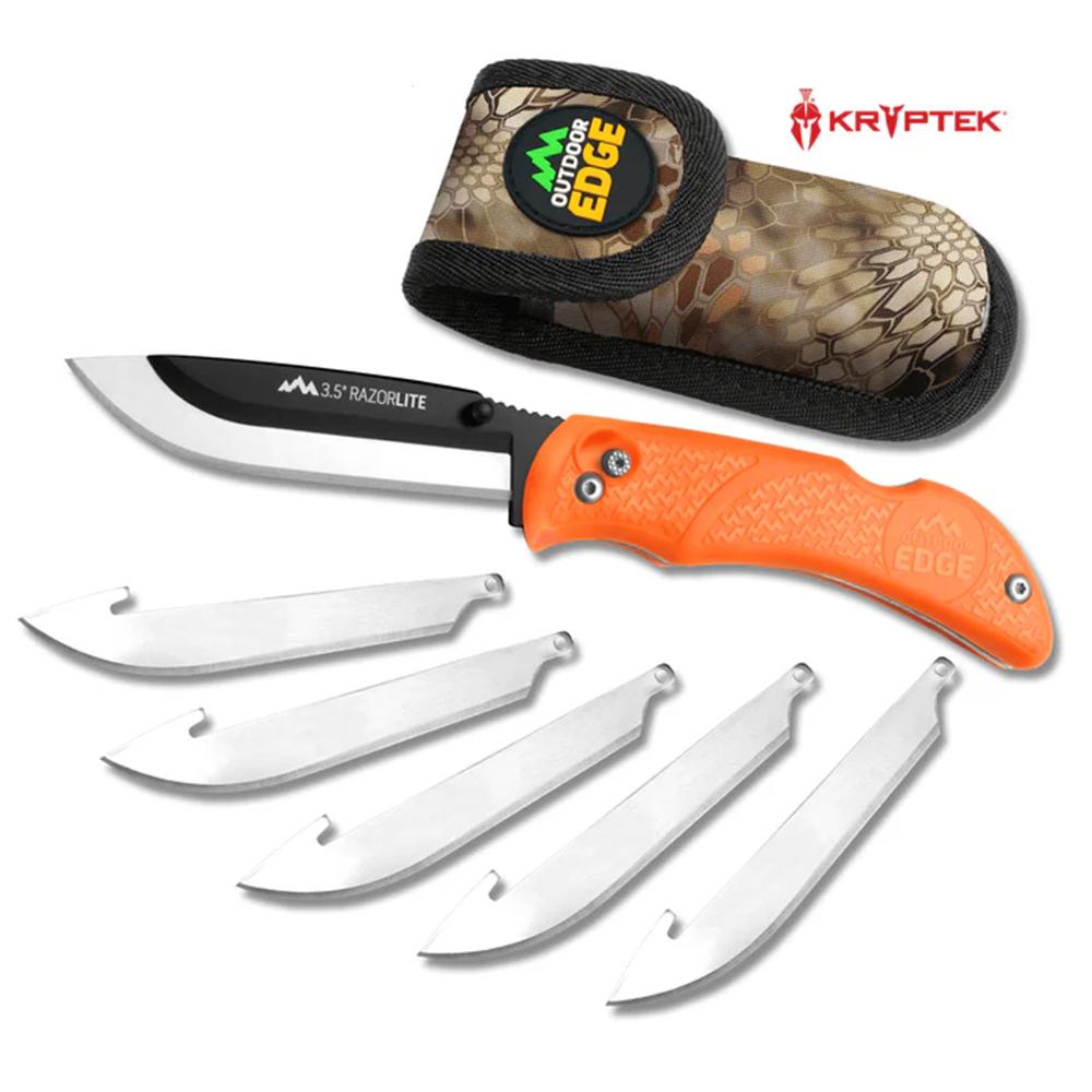 RAZOR-BLAZE Orange-6 Blade)Clam