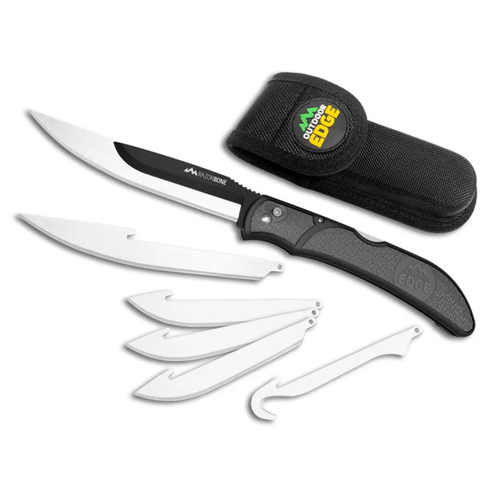 Outdoor Edge Razorbone  5.0'' Folding Knife  6 Blades