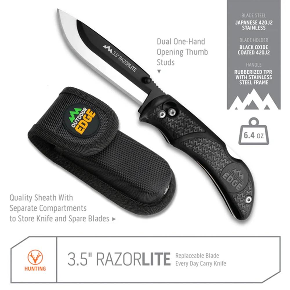 RAZOR-LITE  (Black-6 Blades) Cla