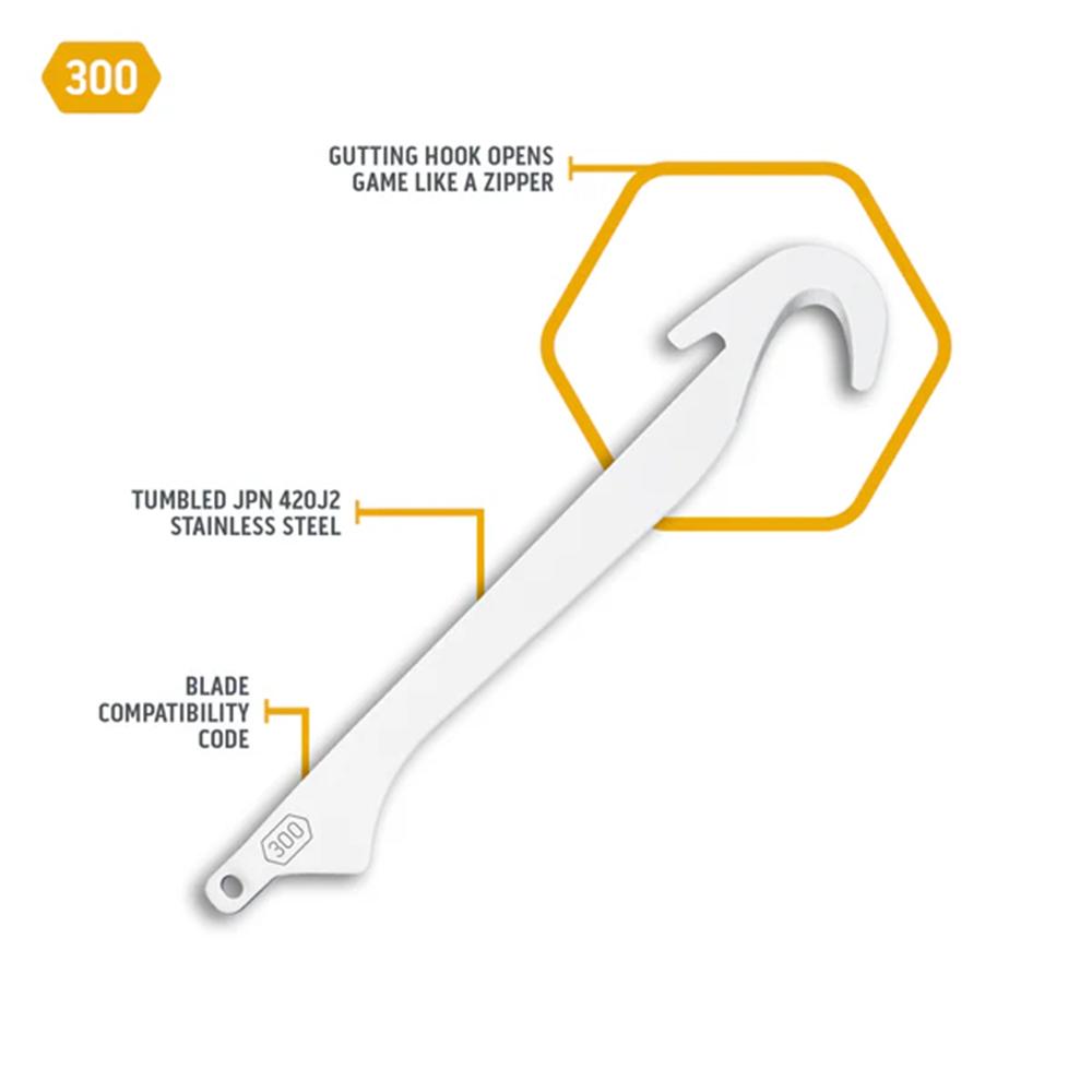 Outdoor Edge 3.0'' Gutting Blade Pack  Stainless 4 Blades