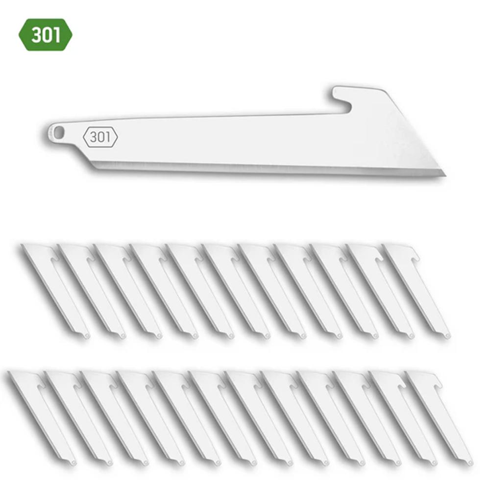 Outdoor Edge 3.0'' Utility Blade Pack  Stainless  24 Blades
