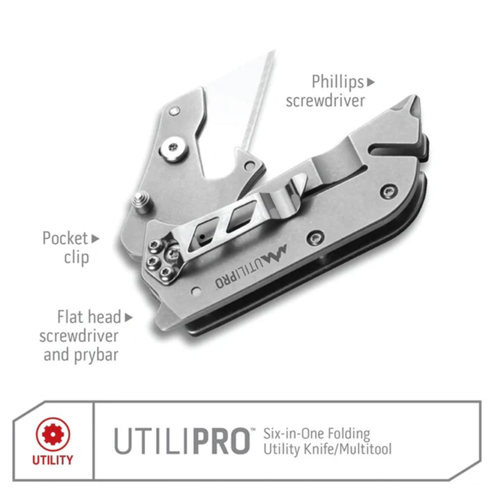 Outdoor Edge Utilipro Utility Knife  Black