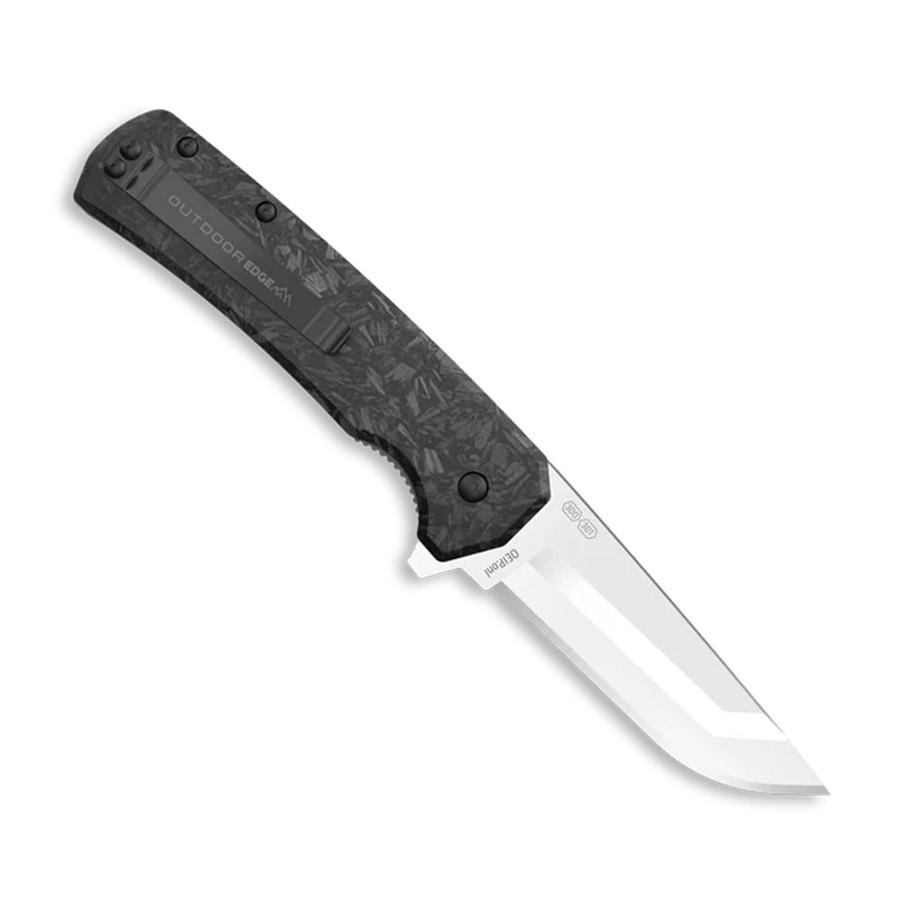 Outdoor Edge Razor VX5 Knf Frgd Crbn Over G10 Drp Pnt Ceramic Bal Bearings