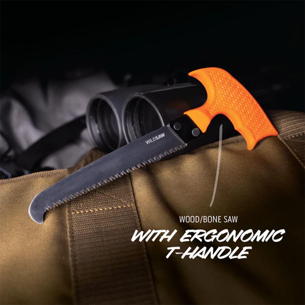 Outdoor Edge Wildguide Knf Set Gut Hook Skner & Caping Cmbo W/ Saw/Sheath