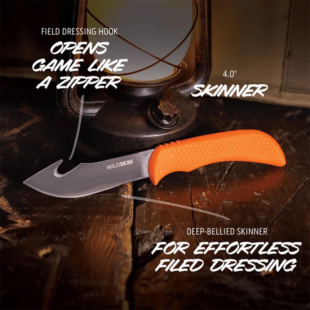 Outdoor Edge Wildlite  6 Piece Knife Kit  Blow Mold Case