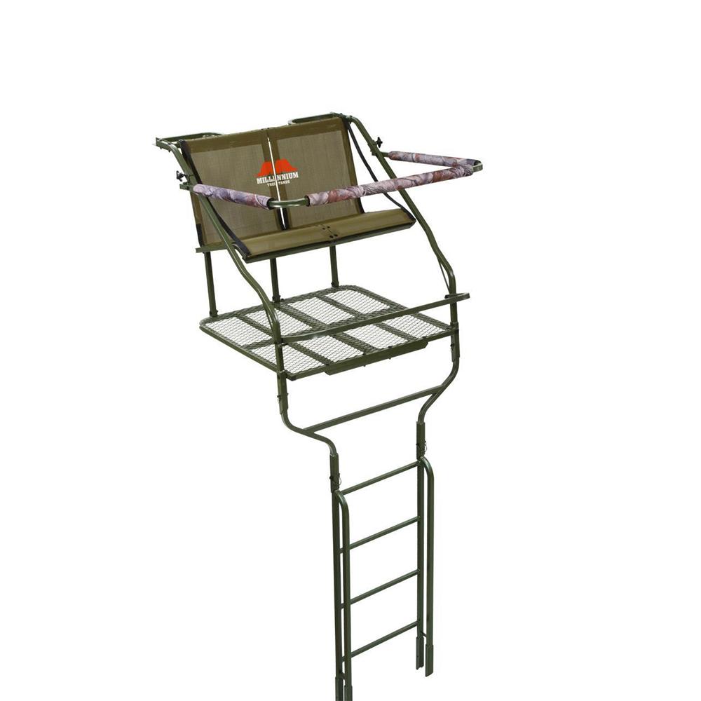 18' Double Ladder Stand Includes NEW Safe-Link 35' Safety Line