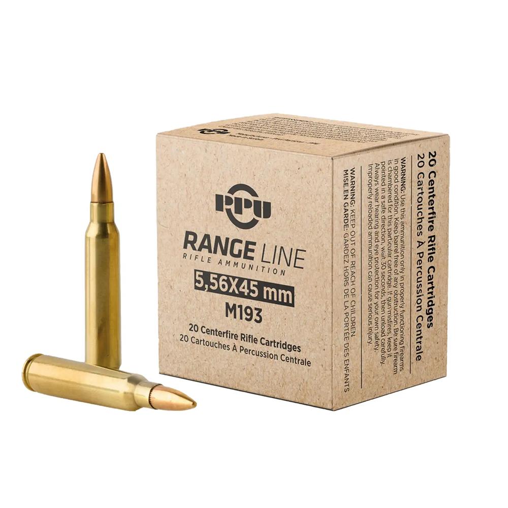 RangeLine 5.56x45 55gr FMJ 1000/Rds (50x20 Rds) Ammo