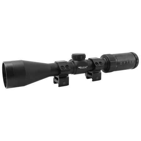 4X-12X Mag. 40mm objective, BDC-8 Reticle, trapped blist.