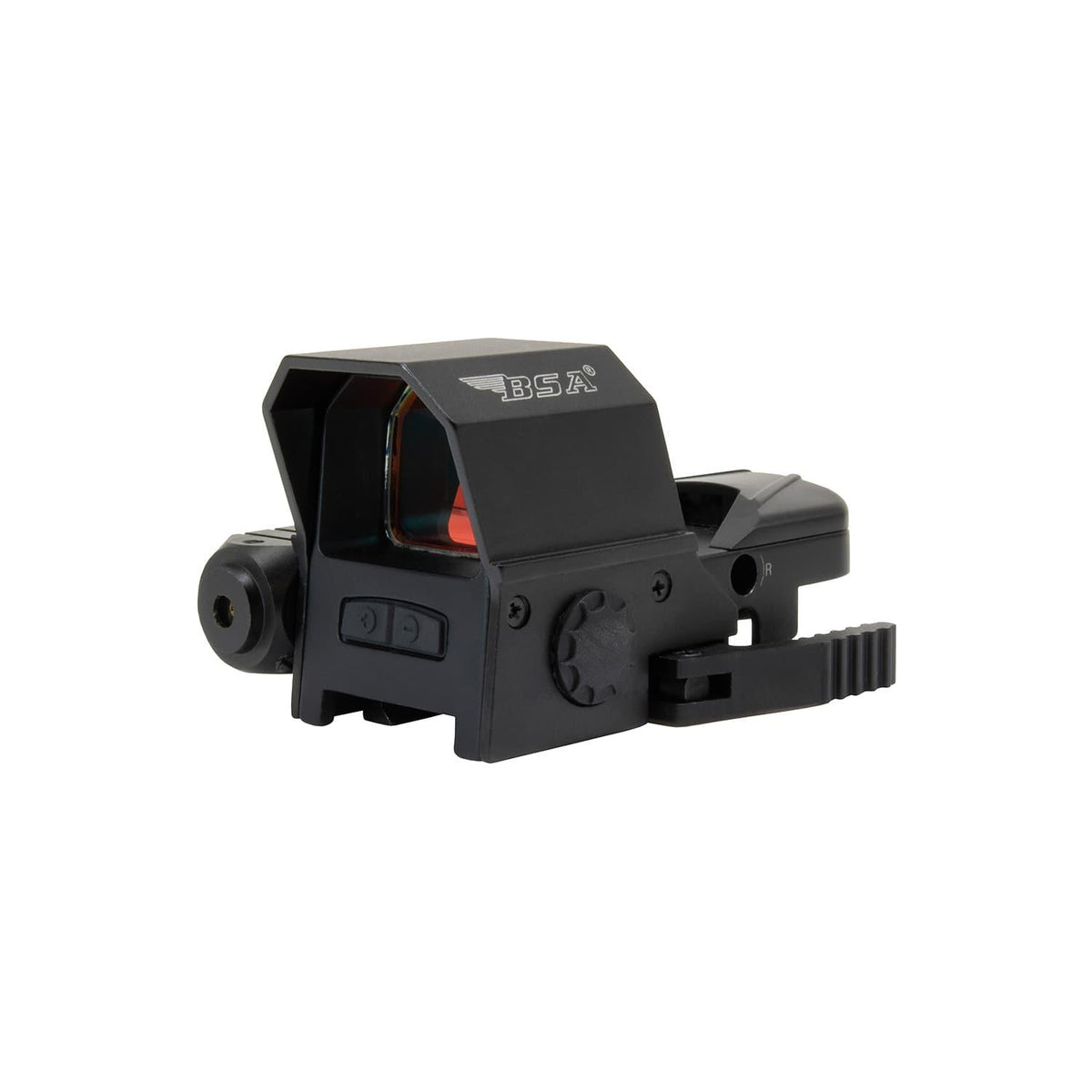 33X24mm prism sight w/red laser 4 reticles Red QR mt for Weaver/Picatinny