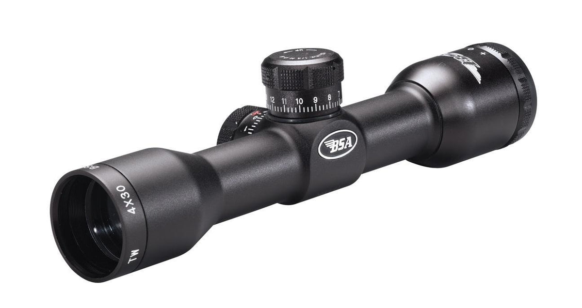 TACTICAL WEAPON 4X30MM MIL-DOT RETICLE, W/RINGS AR, & SKS MOUNT