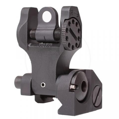 Troy Industries Rear Folding BattleSight - BLK flip