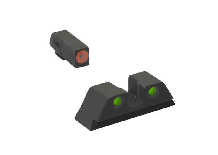 ML41221 HYPER-BRIGHT FOR KIMBER PISTOLS FRONT ORANGE RING/ REAR GREEN