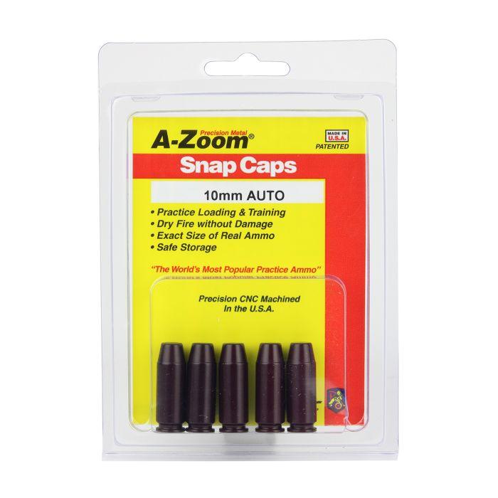 A-ZOOM METAL SNAP CAPS 10MM LUGER 5-PACK