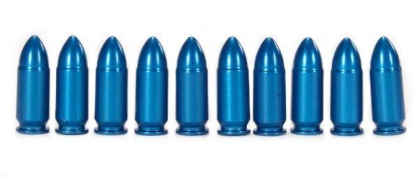 A-ZOOM 9MM LUGER SNAP CAP, BLUE, 10PK
