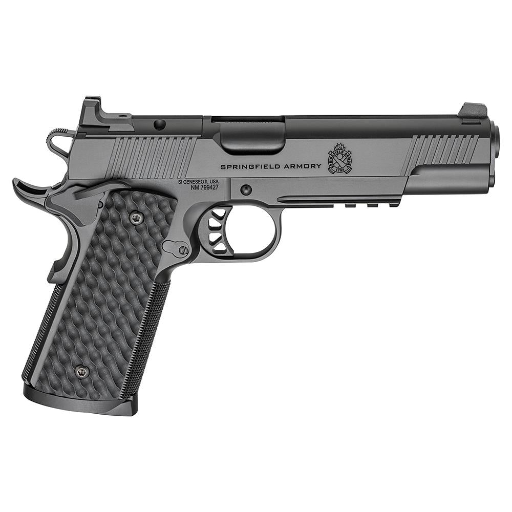 SPRINGFIELD 1911 45 ACP 5'' TRP AOS W/LIGHT RAIL (3) 8RND BLACK