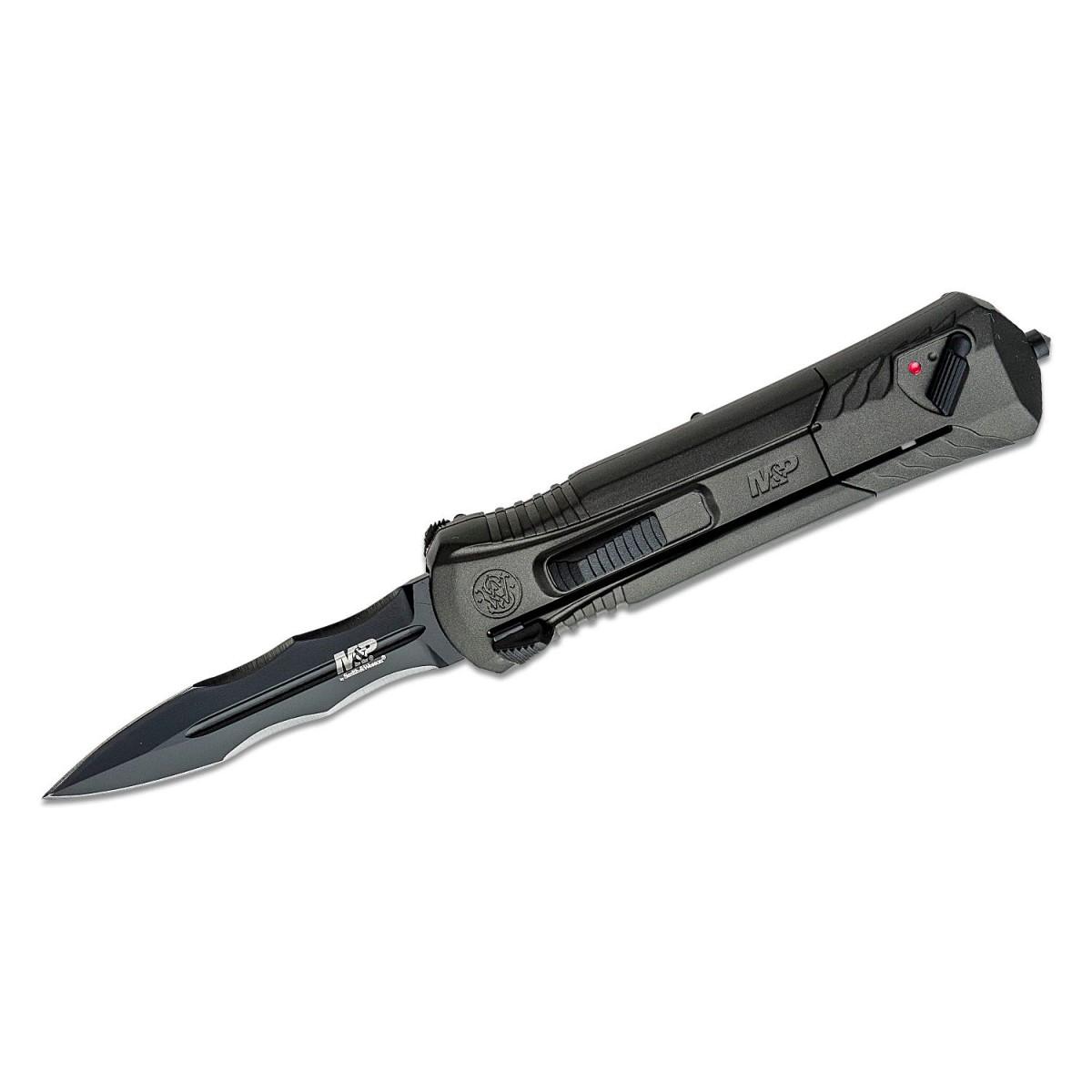 S&W MPOTF10 Gray / Black Serrated - Box