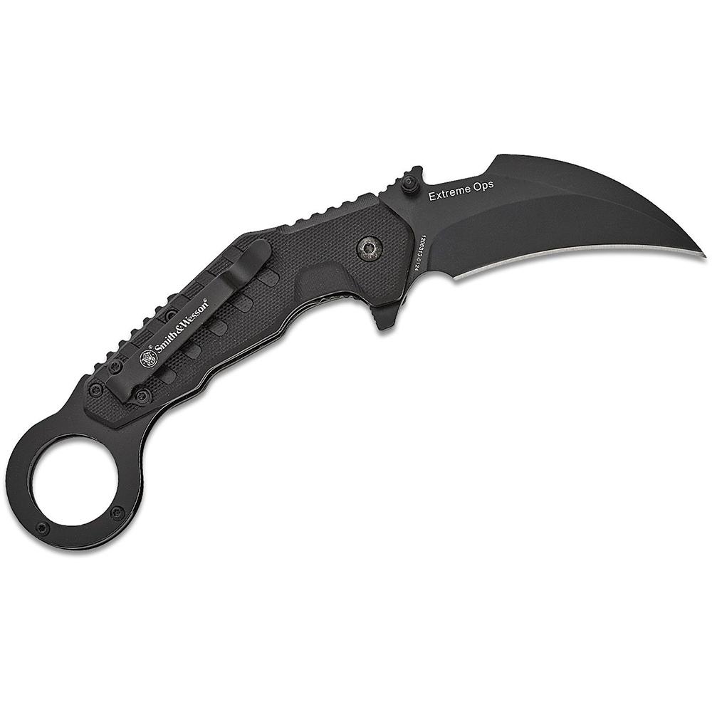 S&W KT Extreme Ops Spring Assist Karambit 3'' Blade