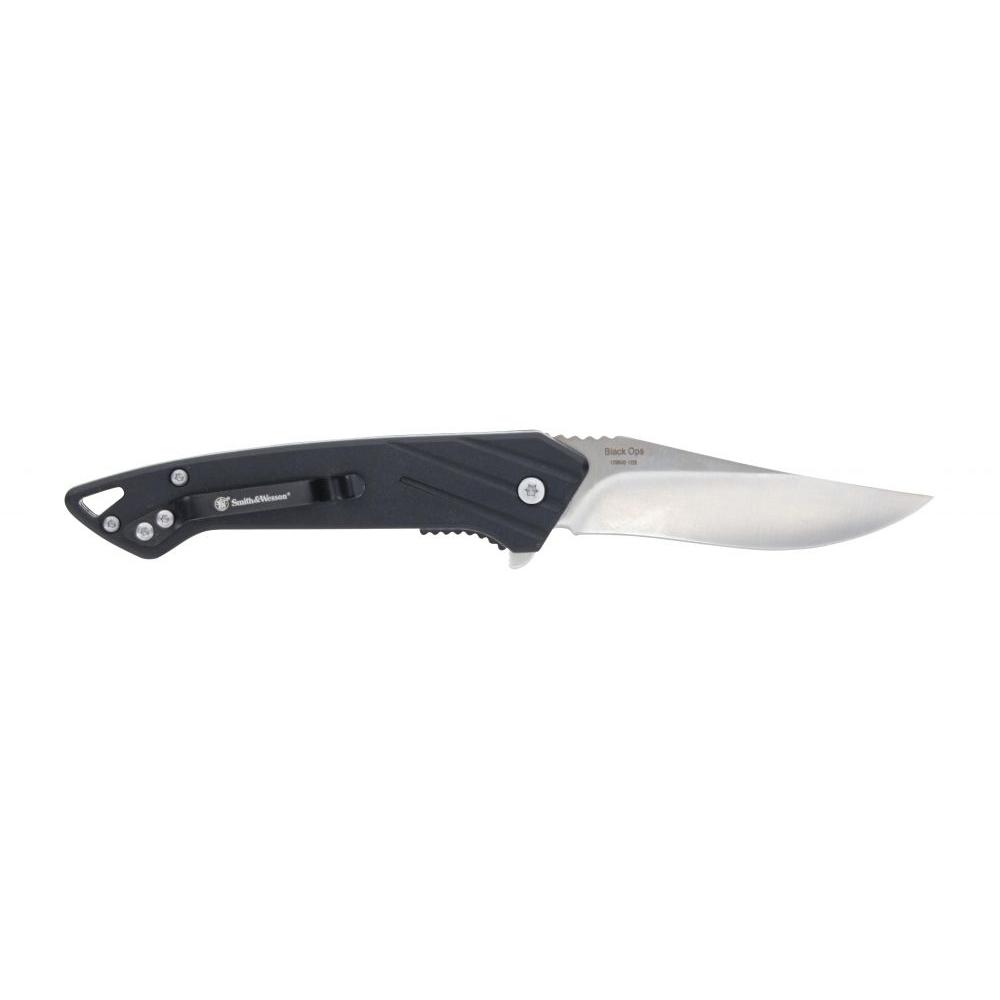 S&W KT Black Ops Recurve Folder - Box 3'' Blade