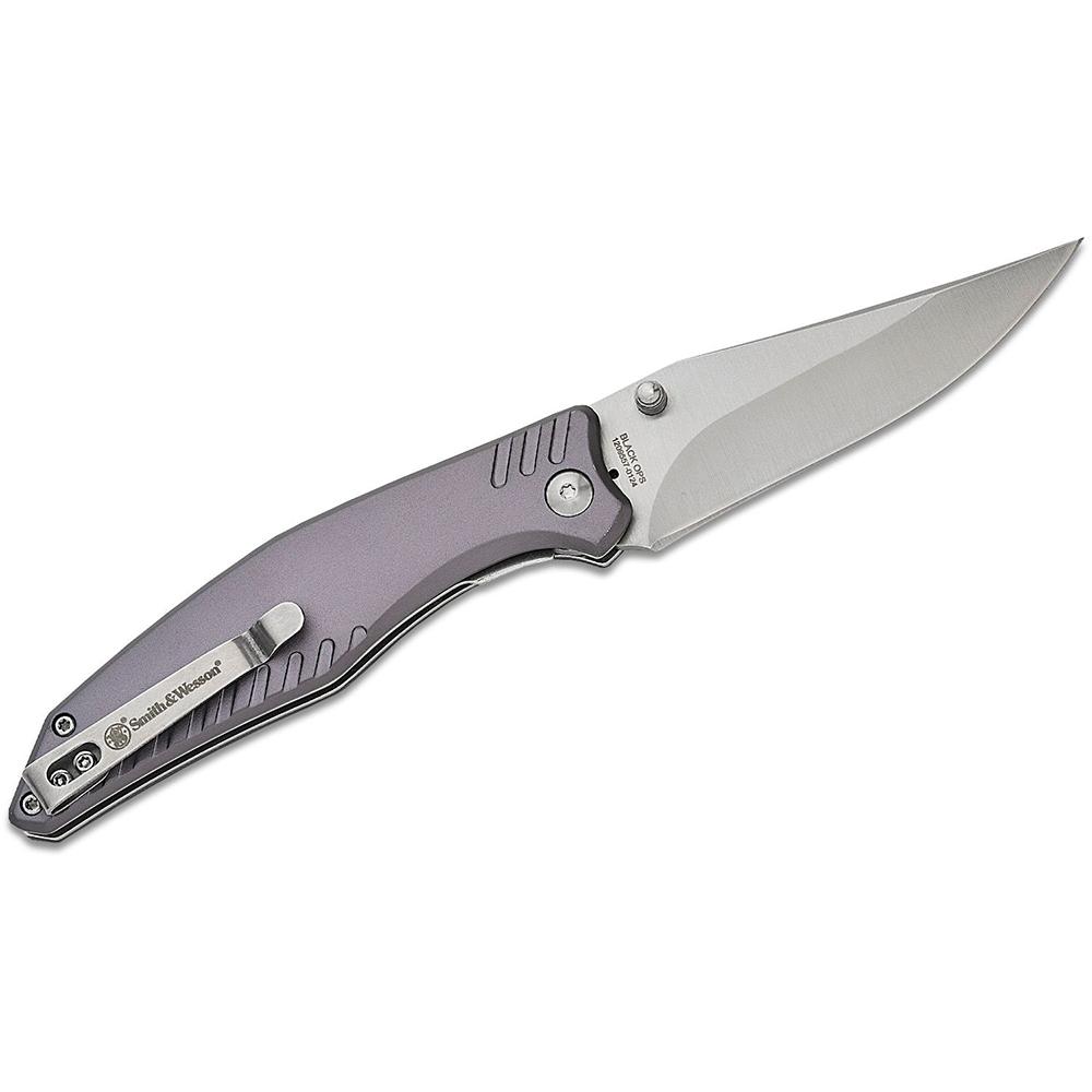 S&W KT Black Ops Clip Point Folder  - Box 3.5'' Blade
