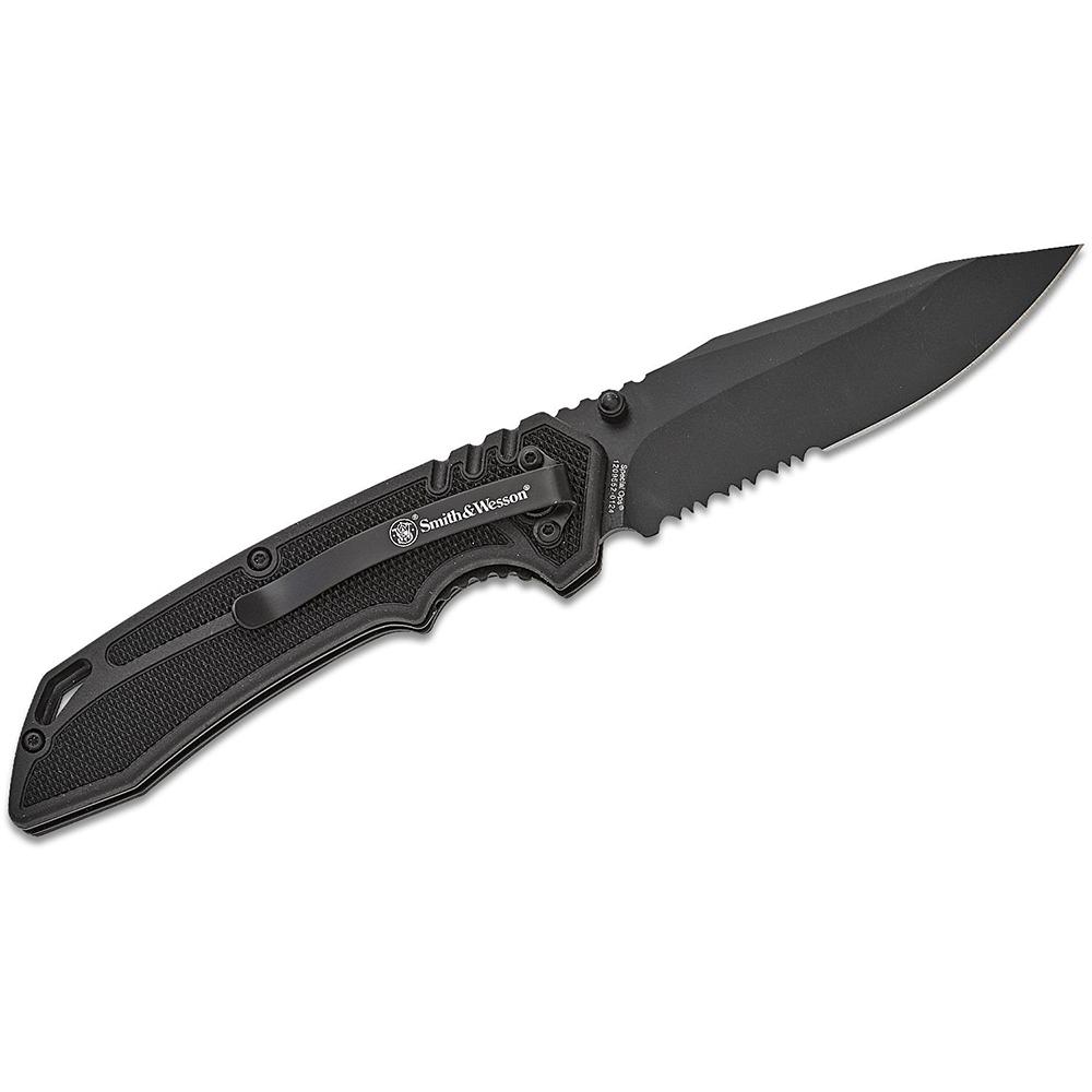 S&W KT Special Ops Serrated Clip Point - Box 3'' Blade