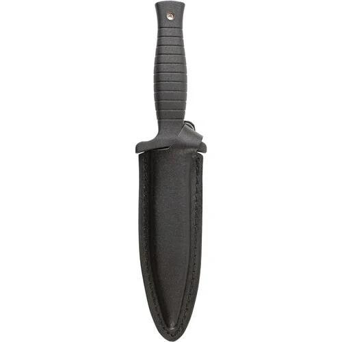 S&W 9 in black dual edge boot knife